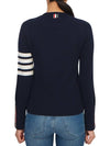 Women's 4 Bar Classic Cashmere Pullover Knit Top Navy - THOM BROWNE - BALAAN 4