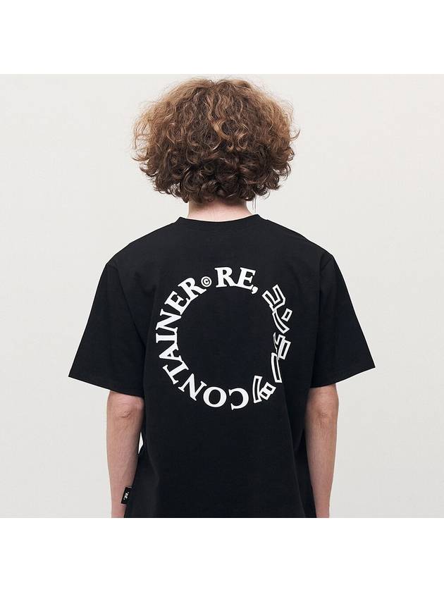 contents round logo t shirts black - REPLAYCONTAINER - BALAAN 2