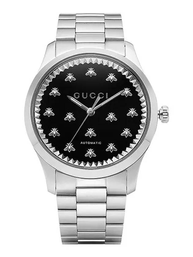 Men's G Timeless Automatic Metal Watch Silver - GUCCI - BALAAN 4