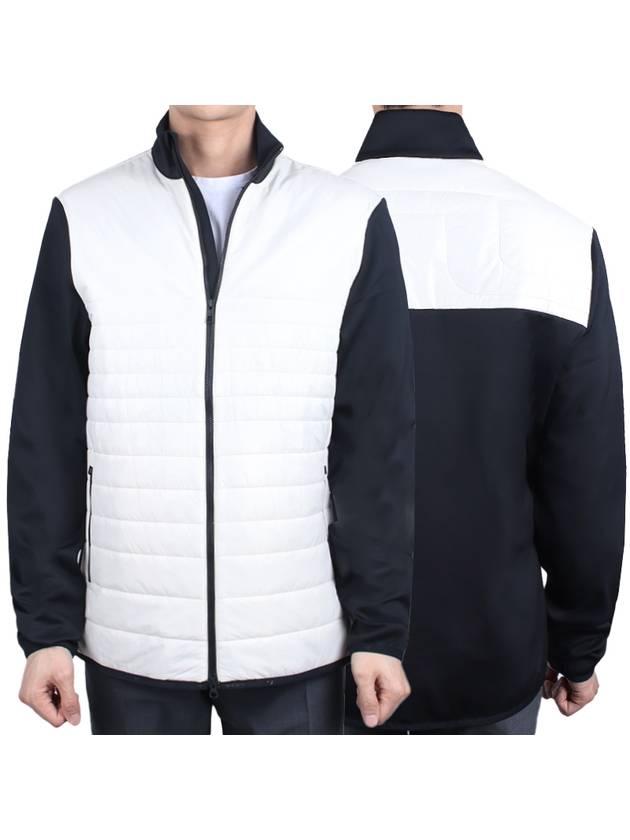 Men's Martino Quilted Jacket Almond Milk GMOW11400 E031 - J.LINDEBERG - BALAAN 1