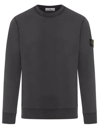 Wappen Patch Garment Dyed Sweatshirt Charcoal - STONE ISLAND - BALAAN 2