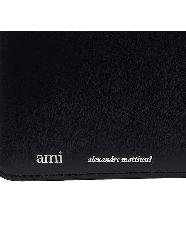 Lettering Logo Card Wallet Black - AMI - BALAAN 7