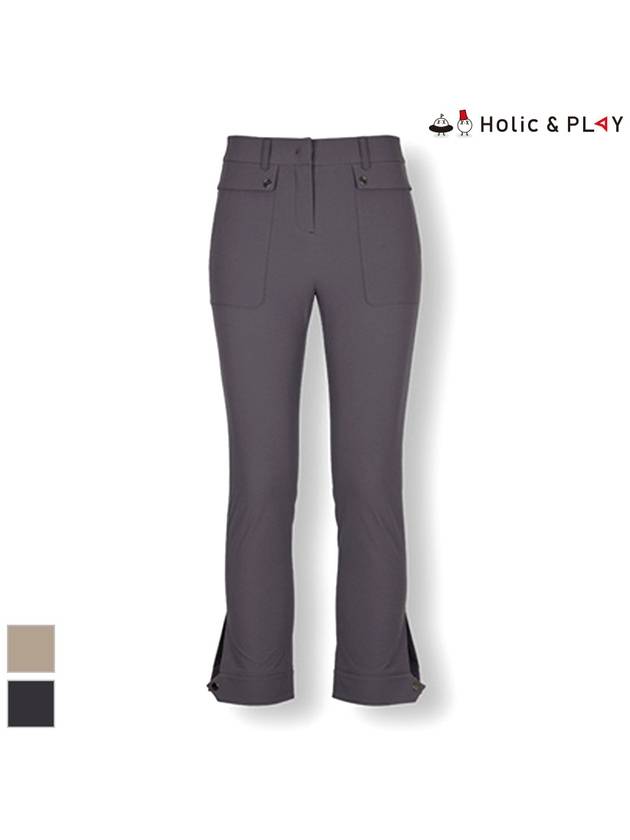 hem button casual pantsHC1WPT002 - HOLIC&PLAY - BALAAN 1