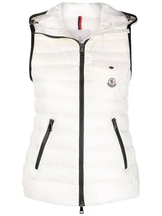 Glyco Hoodie Vest Padding White - MONCLER - BALAAN 1