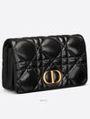 Caro Macrocannage Mini Cross Bag Black - DIOR - BALAAN 6