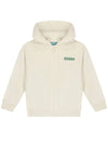 Kids Back Logo Knit Hoodie Ivory - KENZO - BALAAN 4