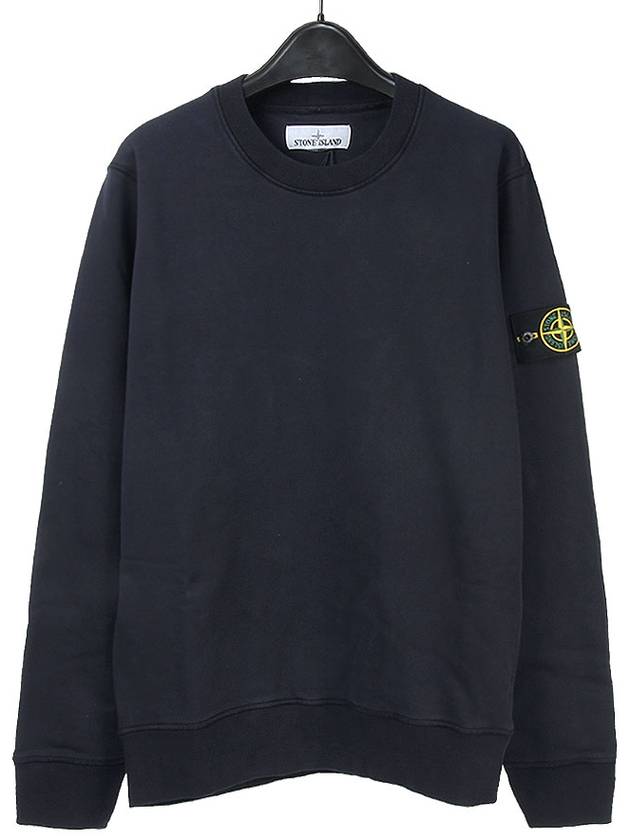 Men's Wappen Patch Sweatshirt Navy - STONE ISLAND - BALAAN 2