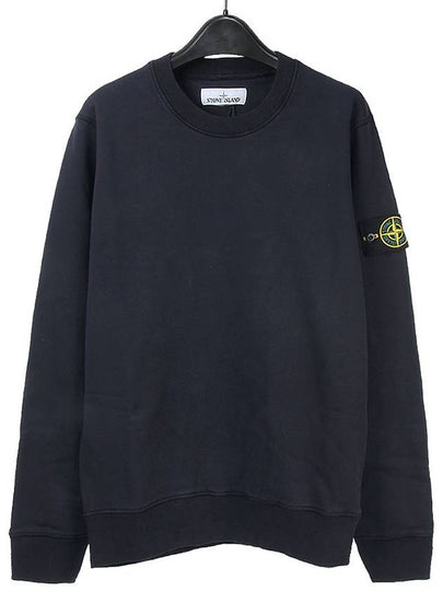 Men's Wappen Patch Sweatshirt Navy - STONE ISLAND - BALAAN 2