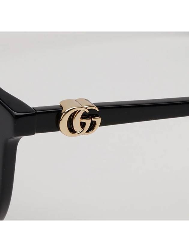 Eyewear Side GG Logo Round Sunglasses Black - GUCCI - BALAAN 5