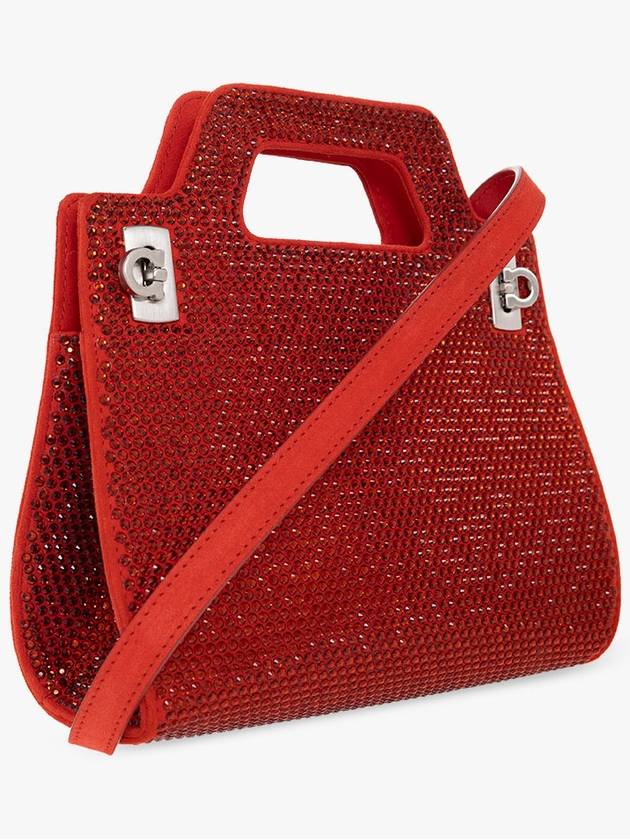 FERRAGAMO ‘Wanda Mini’ Shoulder Bag, Women's, Red - SALVATORE FERRAGAMO - BALAAN 4