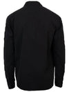 Gabardine Zipped Long Sleeve Shirt Black - CP COMPANY - BALAAN 4