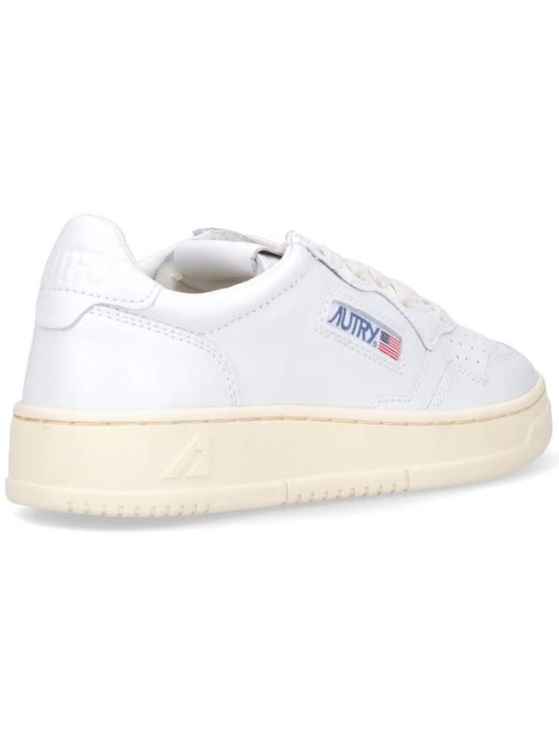 Medalist Leather Low Top Sneakers White - AUTRY - BALAAN 5