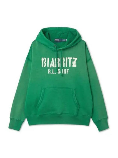 graphic long sleeve hoodie green - POLO RALPH LAUREN - BALAAN 2