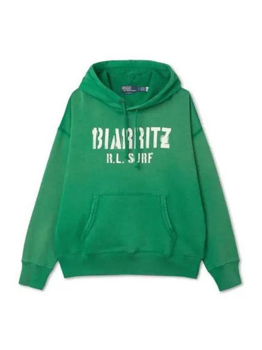 graphic long sleeve hoodie green - POLO RALPH LAUREN - BALAAN 1