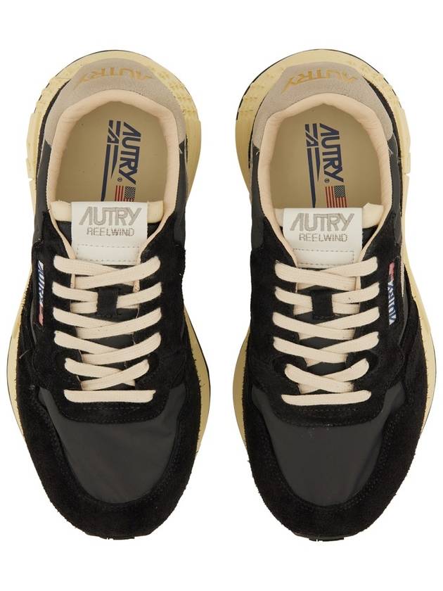 Reelwind Nylon Suede Low Top Sneakers Black - AUTRY - BALAAN 2