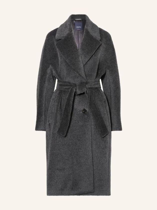 Nicole Alpaca Wool Double Coat Grey - S MAX MARA - BALAAN 2