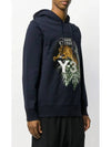 Leopard Print Hoodie Dark Navy - Y-3 - BALAAN 3