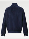 1AGLXL Leather Patch Fleece Blouson Jacket - LOUIS VUITTON - BALAAN 3