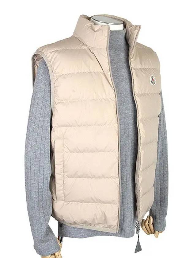 Contrin Down Vest Light Beige - MONCLER - BALAAN 6