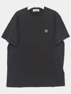 Patch Logo Classic Short Sleeve Men s T Shirt K1S152100039 S0013 V0029 - STONE ISLAND - BALAAN 1