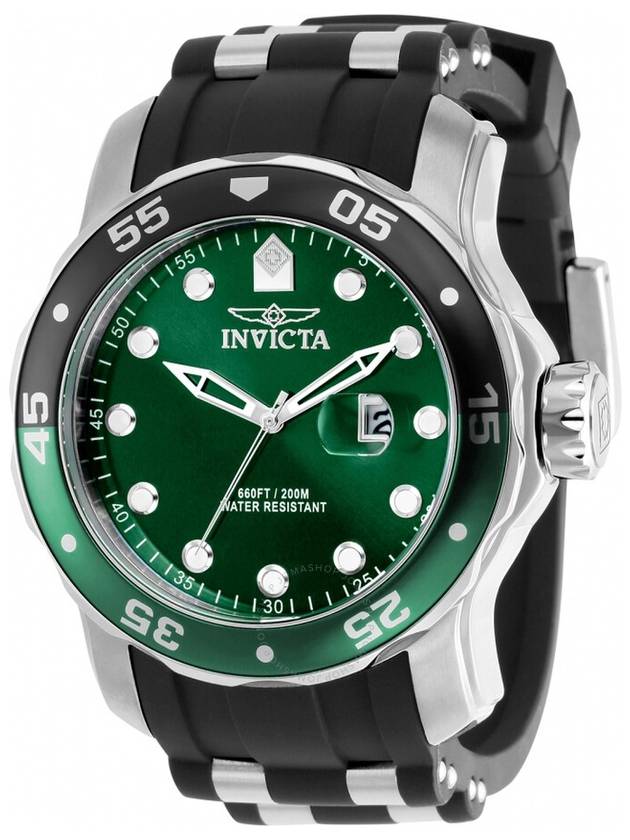 Invicta Pro Diver Quartz Green Dial Sprite Bezel Men's Watch 39105 - INVICTA - BALAAN 1