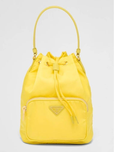 Yellow Yellow Duet ReNylon Bucket Bag - PRADA - BALAAN 1