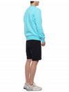 Wappen Patch Crew Neck Sweatshirt Turquoise - STONE ISLAND - BALAAN 7