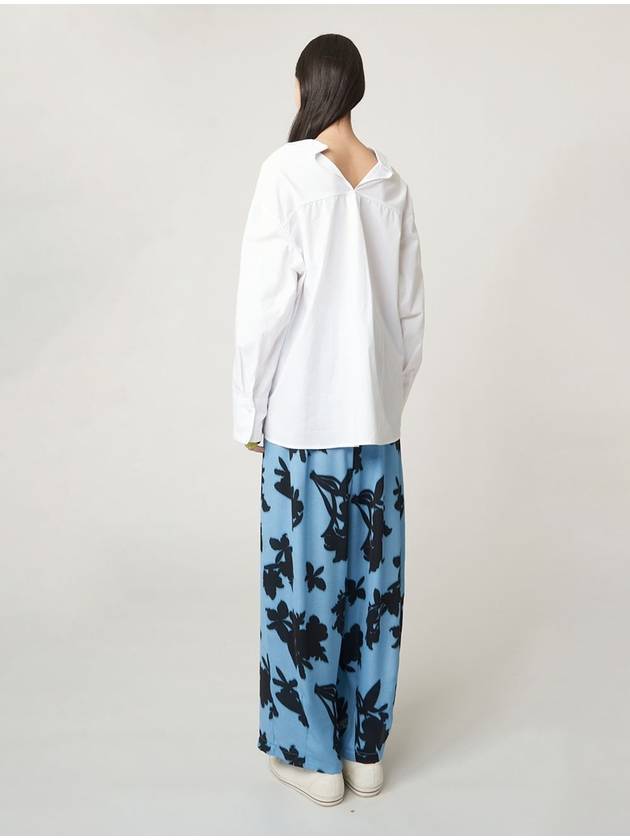 Floral Wide Pants Blue - ATHPLATFORM - BALAAN 7