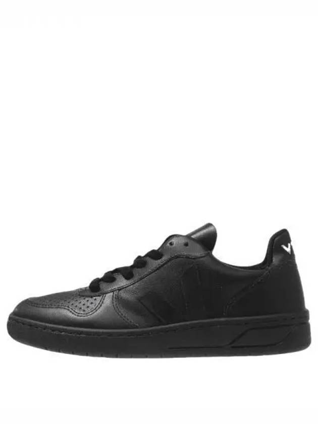 V 10 BlackBlack Sole VX07 02562 Ten Leather Sneakers 925493 - VEJA - BALAAN 1