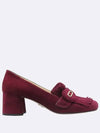 Smith Market used luxury goods burgundy shoes women s - PRADA - BALAAN 3