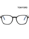 Blue light blocking glasses frame TF5804FB 001 black horn rim Asian fit - TOM FORD - BALAAN 3