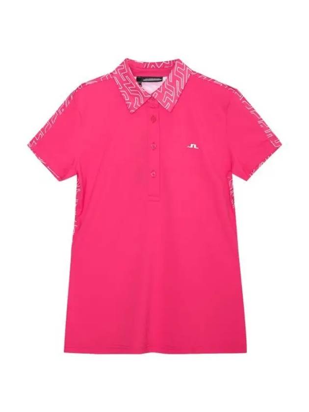 Golf Women's Cara Polo Shirt Pink - J.LINDEBERG - BALAAN 1