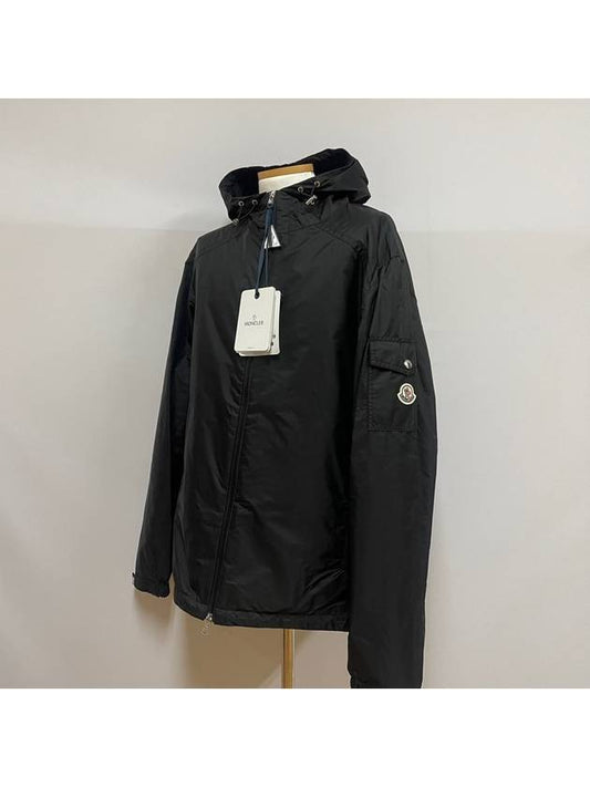 Etiache Rain Hooded Zip Up Black - MONCLER - BALAAN 2