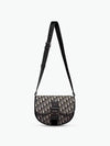 Gallop Oblique Jacquard Strap Cross Bag Beige Black - DIOR - BALAAN 4