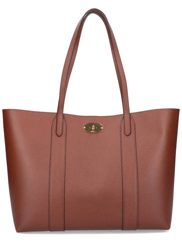 Bayswater Small Classic Grain Leather Tote Bag Oak - MULBERRY - BALAAN 2