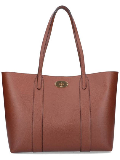 Bayswater Small Classic Grain Leather Tote Bag Oak - MULBERRY - BALAAN 2