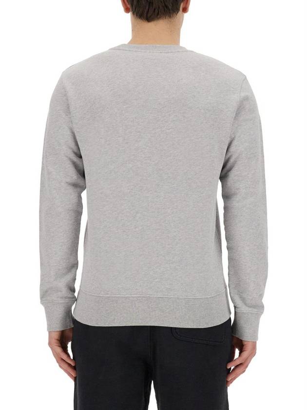 Fox Head Patch Regular Sweatshirt Light Grey Melange - MAISON KITSUNE - BALAAN 4