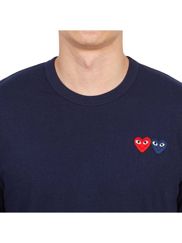 Comme des Gar ons Double Wappen Men s Short Sleeve T Shirt AZ T226 051 2 - COMME DES GARCONS PLAY - BALAAN 5