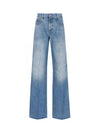 Cotton Straight Jeans Blue - GUCCI - BALAAN 2