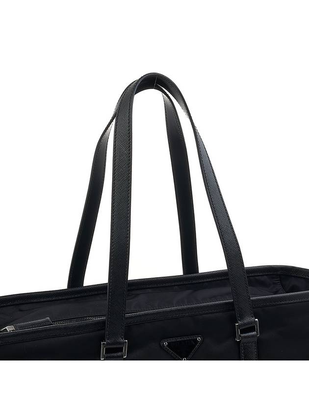 Re-Nylon Saffiano Tote Bag Black - PRADA - BALAAN 8