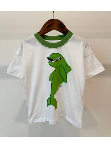 Dolphin T shirt 2462012775 Green 104 110 3 5Y 128 134 7 9Y - MINI RODINI - BALAAN 1