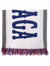 jacquard logo wool scarf - BALENCIAGA - BALAAN.