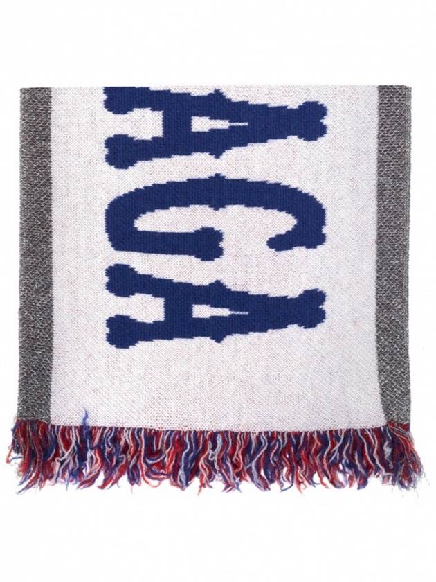 jacquard logo wool scarf - BALENCIAGA - BALAAN.