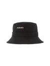 Le Bob Gadjo Bucket Hat Black - JACQUEMUS - BALAAN 2