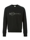 Casey Slogan Sweatshirt Black - ACNE STUDIOS - BALAAN 2