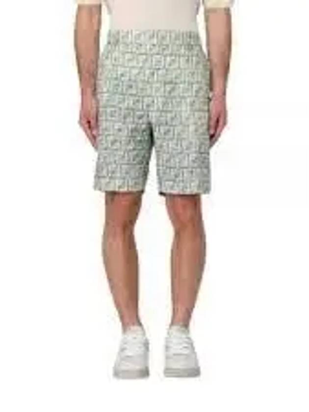 FF Print Shorts Green - FENDI - BALAAN 2