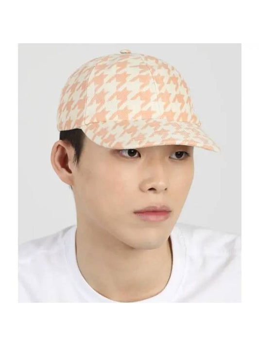 hat Houndstus baseball cap 8082632 houndstooth baseball - BURBERRY - BALAAN 1