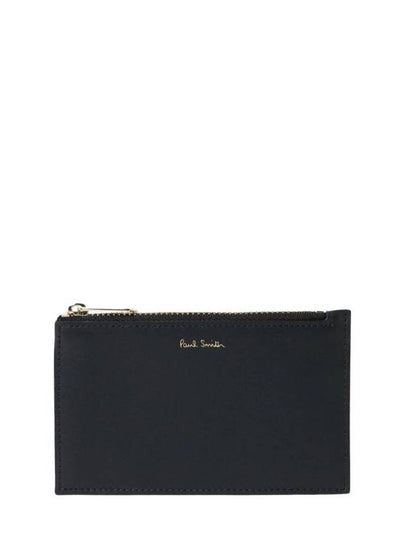 Zipper Card Wallet Black - PAUL SMITH - BALAAN 2