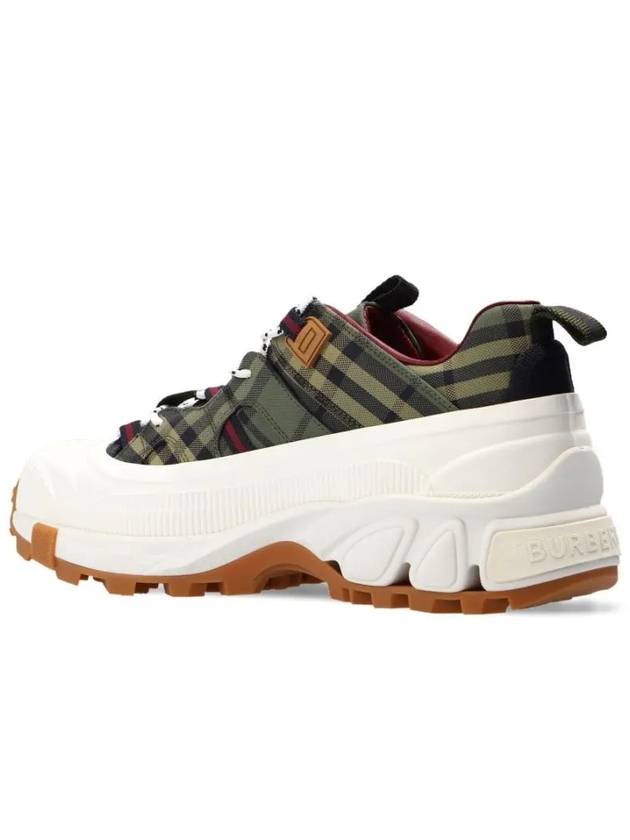 Arthur Vintage Check Sneakers Green - BURBERRY - BALAAN 5