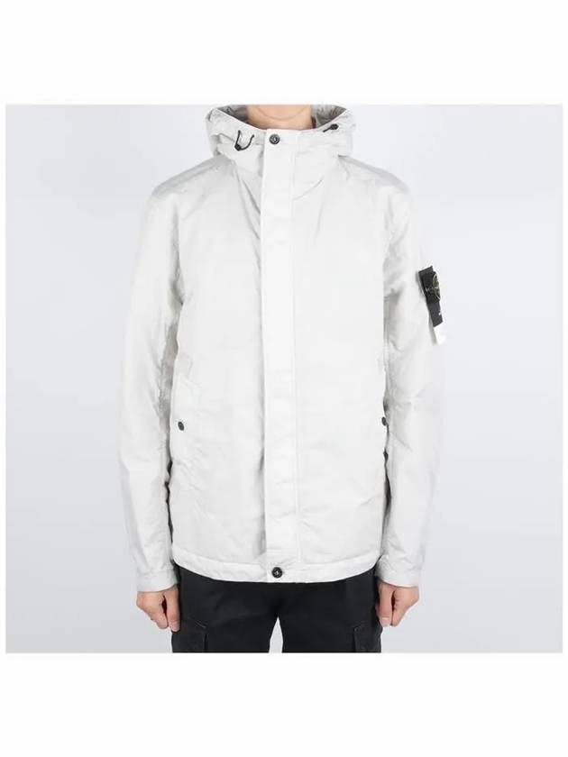 Crinkle Reps R NY Hooded Jacket Sky Blue - STONE ISLAND - BALAAN 3